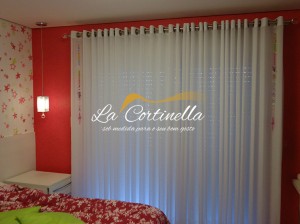 Cortina para quarto de menina